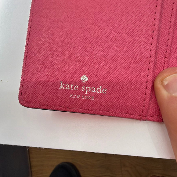 Kate Spade Continental Pink Saffiano Leather Wallet - Picture 6 of 8